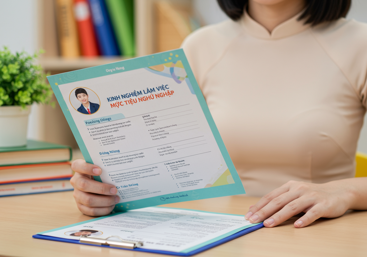 cv xin việc giáo viên tiểu học