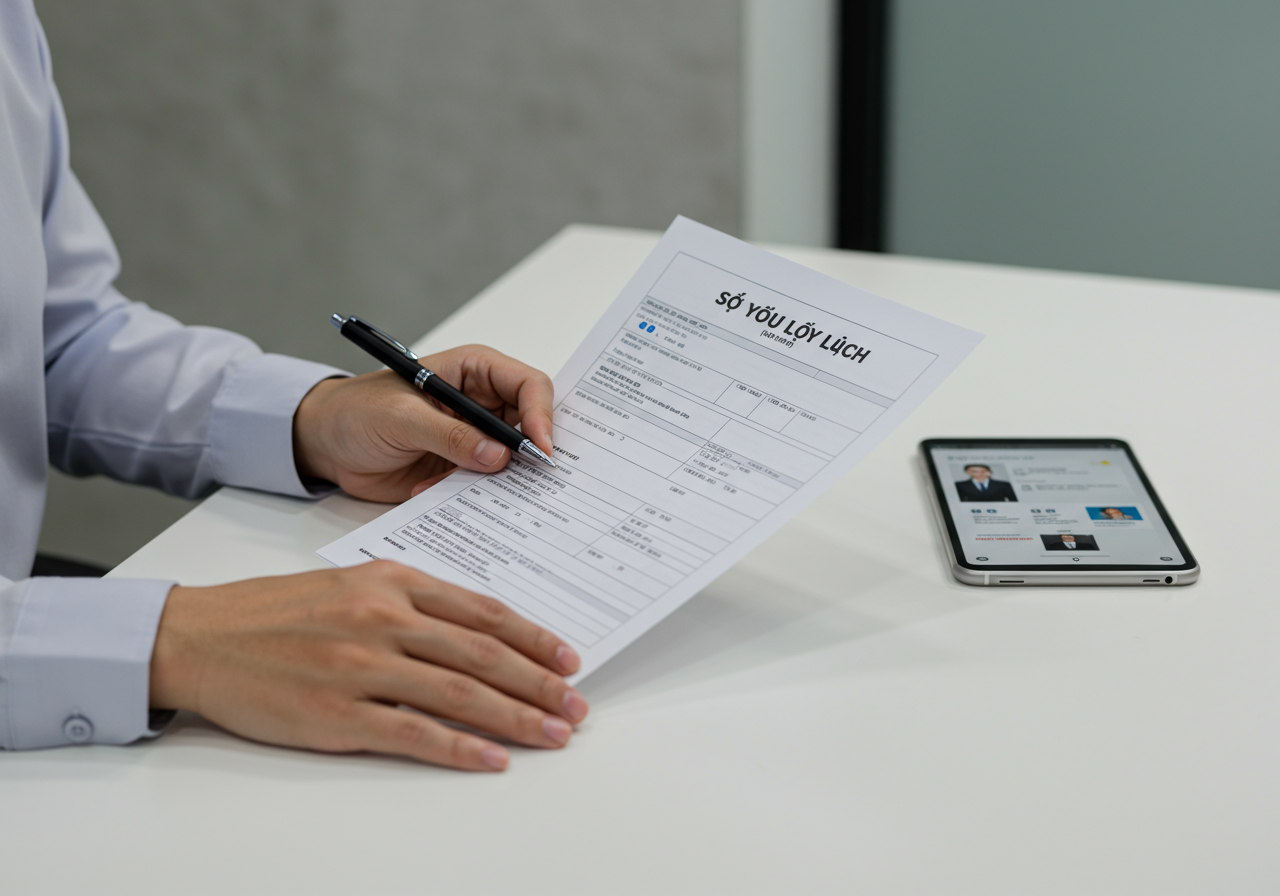 cách ghi sơ yếu lý lịch