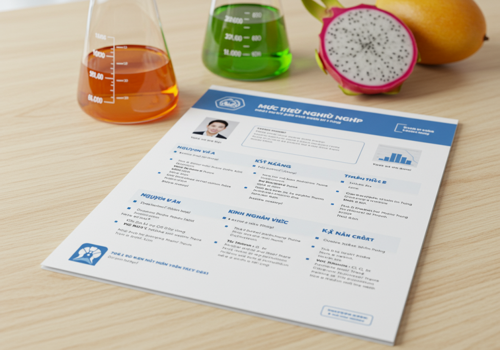cv ngành công nghệ thực phẩm